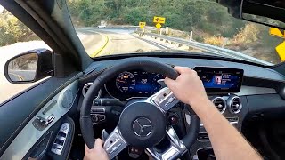 2020 MercedesAMG C63 S Sedan  POV Test Drive [upl. by Isak767]