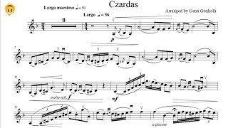 Czardas by Vittorio Monti Violin Solo with Piano AccompanimentSheets [upl. by Kynthia]