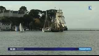 Transport de marchandises à la voile entre Bretagne et Aquitaine VF [upl. by Petras]