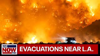 Californias Post Fire forces evacuations  LiveNOW from FOX [upl. by Peale]