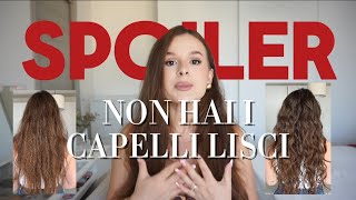 I TUOI CAPELLI NON SONO LISCI  segnali capelli mossi tagli amp prodotti da usare [upl. by Romanas]