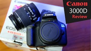 Canon EOS 3000D Review Best DSLR Camera under 30000 [upl. by Nevah520]