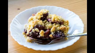 ZwetschgenCrumble  PflaumenCrumble mit Dinkelstreusel [upl. by Emera]