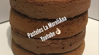 El mejor pan esponja de CHOCOLATE para torta pastel bizcocho de 60 personas [upl. by Amberly166]