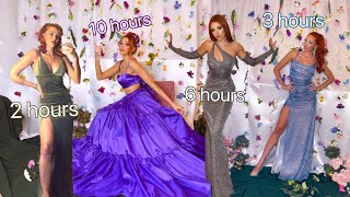 Prom dresses you can make QUICK or u can wear them on a red carpet if ur 2 old 4 prom [upl. by Atekin]