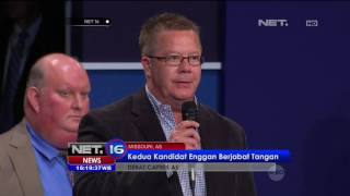 Perdebatan Sengit Calon Presiden Amerika Serikat  NET16 [upl. by Negyam]