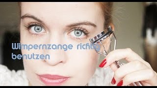 Wimpernzange richtig benutzen [upl. by Dincolo]