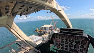 Gulf of Mexico Helicopter Flying [upl. by Dodson684]