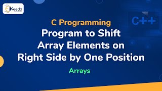 Program to Shift Array Elements on Right Side by One Position  Arrays  C Programming [upl. by Heath]