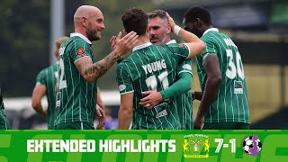 Extended Highlights  Yeovil Town 71 AFC Stoneham [upl. by Thisbe]