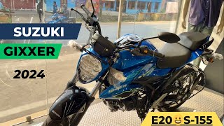 Ye Wali Hai New 2024 Suzuki Gixxer 155 BT Details Review  On Road price New Updates Mileage [upl. by Sheryle]