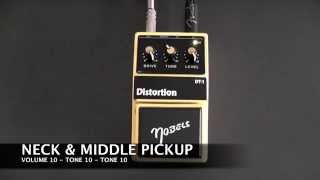 Nobels DT1 Distortion  Vintage Guitar Effect Pedal  Sound Demo [upl. by Sinai]