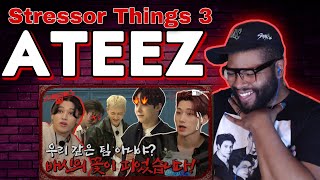 ATEEZ 에이티즈  스트레스 띵 Stressor Things Ep3  REACTION [upl. by Etnauj]