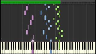 Johann Sebastian Bach  Toccata and Fugue in D minor Synthesia [upl. by Dnalyk280]