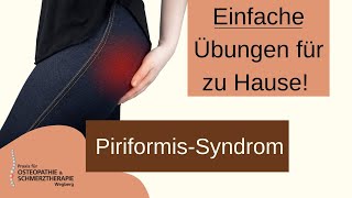 Piriformis Syndrom einfache und effektive Übungen [upl. by Fitton]