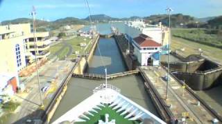 Time Lapse Panama Canal A FullDay Transit In Less Than Two Minutes [upl. by Ellerred]