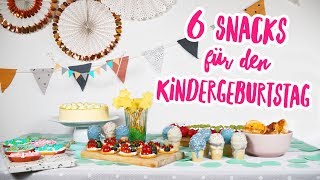 Kindergeburtstag Essen 6 Ideen für Partysnacks Eng Subtitles [upl. by Perrie]