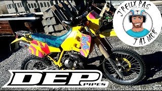 Suzuki 125 TSR  Nouveau look et nouveau silencieux DEP [upl. by Sarazen]