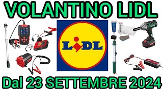 VOLANTINO LIDL PARKSIDE FAI DA TE DAL 23 SETTEMBRE 2024 volantinospesa performancebricolagelidl [upl. by Anohs739]