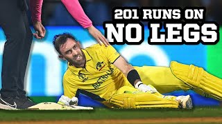 Glenn Maxwell delivers greatest batting performance ever with no legs a breakdown [upl. by Adnim45]