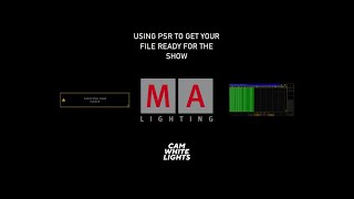 USING PSR TO PREPARE FOR A SHOW  GRANDMA2 LIGHTING [upl. by Leahcar]