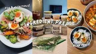 Simple Ingredient Prep  Make Fun amp Nutritious Asian Meals [upl. by Goodard]