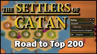 Catan Universe Gameplay Road to Top 200  Settlers of Catan Strategy [upl. by Natfa]