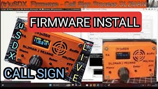 truSDX DL2MAN  Spectrum Scope Firmware Update  USB Cable  Call Sign Addition [upl. by Eixela]