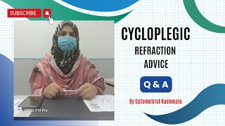 cycloplegic refraction advice  Q amp A session  importance of cycloplegic refraction [upl. by Eizzo]