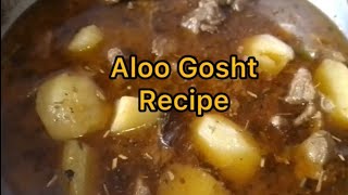 Aloo Gosht Recipe by Multi Food [upl. by Earased]