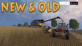 Time To Harvest Barley Again  New amp Old Combine  Farming Simulator 2015 [upl. by Yessak]