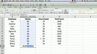 How to Make a Totaling Column Formula in Excel  Using Microsoft Excel [upl. by Atsocal431]