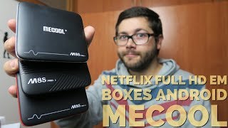 Netflix Full HD em Boxes Android Mecool  Mecool M8S Pro LM8S ProM8S Pro W [upl. by Brenden]