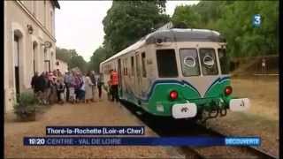 A la découverte de la Vallée du Loir  le petit train touristique [upl. by Etnaik]