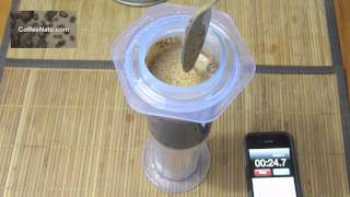 AeroPress Video Tutorial How To  Inverted AeroPress Video Tutorial [upl. by Ecirb]