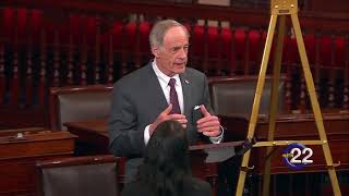 Senator Spotlight Tom Carper  Senate Bill 2155  March 14 2018 [upl. by Onaicnop604]