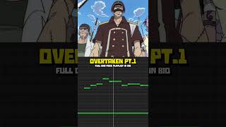 Overtaken Pt1  One Piece OST Midi  Piano Cover [upl. by Nannaihr]