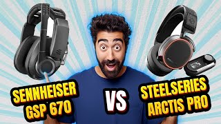 Sennheiser GSP 670 vs Steel series Arctis Pro Wireless Gaming Headset Battle [upl. by Jean-Claude]