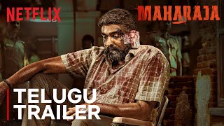 Maharaja  Telugu Trailer  Vijay Sethupathi Anurag Kashyap Mamta Mohandas [upl. by Tomkiel796]