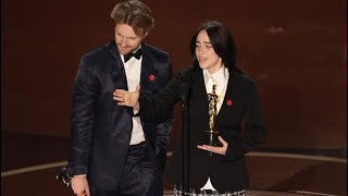 quotWhat Was I Made Forquot Wins Best Song  Academy Awards 2024  Billie Eilish wins Oscars [upl. by Liam]