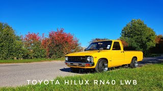 1980 TOYOTA HILUX RN40 LWB  RiseLow Media [upl. by Trilly961]