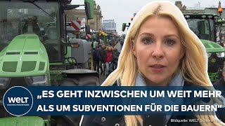 DEUTSCHLANDBLOCKADE quotEs droht Chaosquot – Auch andere Branchen wollen sich den Bauern anschließen [upl. by Ulick]