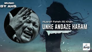 Unke Andaaze Karam  Nusrat Fateh Ali Khan  Osaf Fateh Ali Khan MusicbyAHS Tribute Mix nafkah [upl. by Analihp]