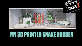 2nd amp Final Viper Added To 3D Printed Snake Garden [upl. by Ahsital150]