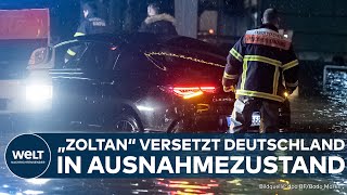 STURMTIEF quotZOLTANquot Heftige Sturmflut trifft auf Hamburg Weihnachtsverkehr stark eingeschränkt [upl. by Onaicram]