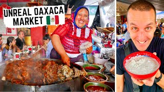 BEST MEXICAN STREET FOOD in Oaxaca MEXICO  Eating in Tlacolula Market Oaxaca Mexico [upl. by Jarin]