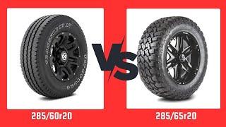 Tire Size 28560r20 vs 28565r20 [upl. by Inahs171]