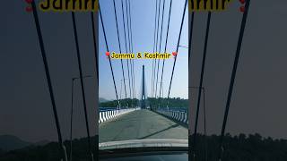 Atal Setu592metre CableStayed Bridge on Ravi River Basholi JampK  last 10 year in Governor Rule [upl. by Oirramed435]