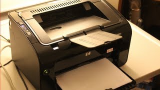 HP LaserJet Professional 1102w  How to  Set up Wireless Printing  Print from iPad iPhone touch [upl. by Kathrine543]