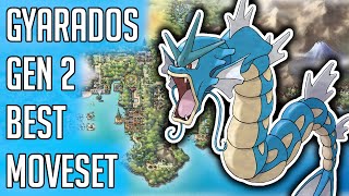 Gyarados Gen 2 Best Moveset  Gyarados Best Moveset Moves Pokemon Gold Silver Crystal [upl. by Eceinert339]